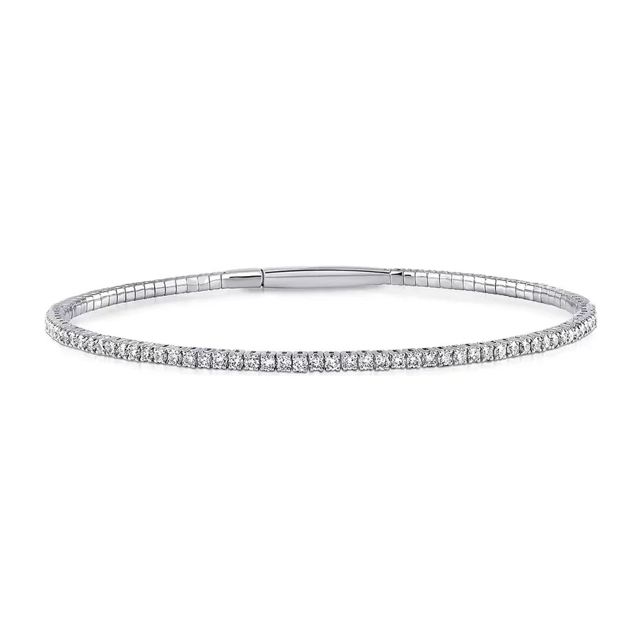 Full Diamond Flex Bangle