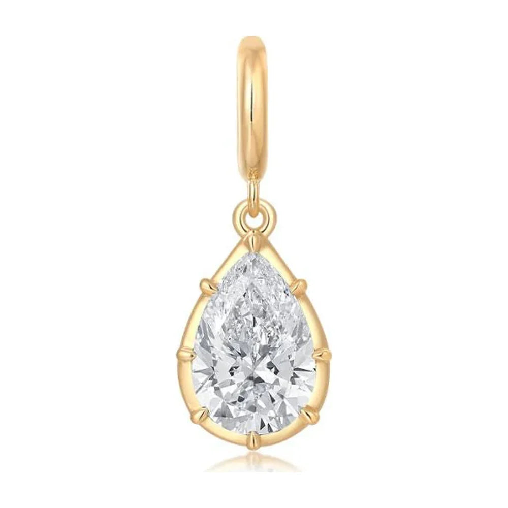 Pear Georgian Diamond Pendant