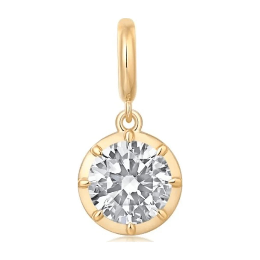Round Georgian Diamond Pendant